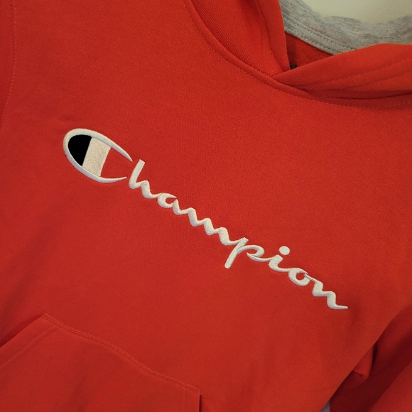 Kids Champion Sweatshirt: Spicy Orange - Picture 3 of 5